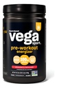 Vega Sports Pirmsstrādāšanas enerģija, zemeņu citronāde - pirms treniņa pulveris sievietēm un vīriešiem, atbalsta enerģiju un fokusu, elektrolīti, vegans, Keto, bez glutēna, ne ĢMO, 1.1 mārciņas