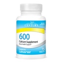 21. gadsimta kalcija papildinājums, 600 mg, 75 Skaits
