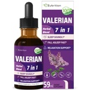 Baldriāna Saknes Miega Atbalsta Drops, Passion Flower, Chamomile, Lavanda, Sorsop Leaves, & Hibiscus Herb ekstrakts Papildinājums Tincture miegam Skaņaini un dziļi. Ideāli ar miega skaņas. 2oz