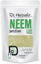Dr. Herbalist Neem Leaf Powder 200g - Azadirachta Indica ādai, matiem un vispārējo labsajūtu - 100% Dabīgs, Vegan-Friendly & Cruelty-free