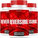 (3 Pack) Reversirol - Reversirol Premium Formula, Reversirol Capsules, Reversirol Advanced Optimizer Capsules, Reversirol Supplement Support Pills, Reversirol Reviews, 90 Capsules for 3 months