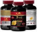 B12 vitamīna un magnija piedevas - METHYLCOBALAMIN VITAMIN B-12 5000 - labākie vitamīni sievietēm pēc 50 gadu vecuma plus enerģija, labākie vitamīni vīriešiem pēc 40 gadu vecuma, pastiprinātāja kapsulas - 1 pudele 60 tabletes