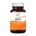 Real-ZymesTM KETO Gremošanas enzīmu papildinājums ar probiotikām labākai gremošanas uzlabošanai - dabas atbalsts, lai atvieglotu uzpūšanos, gāzi, balināšanu, caureju, aizcietējumu, IBS u.c. - 30 Caps