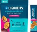 Šķidrs I.V.® Hidratācijas pavairotājs® - Passion Fruit - Hidratācijas pulvera paciņas -- Elektrolītu pulveris Dzērienu maisījums -- Ērti vienkārtas uzlīmes -- ne-GMO - 16 Kalpojumi (1. iepakojums)