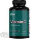 C vitamīns 1000mg - augsts potences vitamīns C papildinājums ikdienas imūnās uzturvielas ar Rose HIPS & Acerola Bioflavonoids - Non-GMO Verified & Gluten Free, 180 VegCaps.