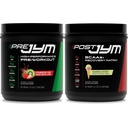JYM Papildzinātnes PRE JYM 30 Kalpo - zemeņu Kiwi & - Pēcdarbs ar BCAA's, Glutamine, Kreatine HCL, Beta-Alanine, un More Varavīksnes Šerbert Flavor, 30 Servings, 21.2 oz.