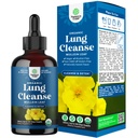 USDA Organic Mullein Pilieni par Lungs - Herbal Lung Detox & tīrīt ar Marshmallow Saknes ekstrakts un plantain Leaf par elpošanas Plaušu veselību - Mullein Leaf Tincture Drops elpošanas atbalsts - 120ml