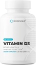 Naturals D3 vitamīns 1000 SV Veseliem kauliem un zobiem, Labas veselības uzturēšana, 60 D3 vitamīna kapsulas palīdz novērst D vitamīna deficītu - Zāļu pakāpe, ne- GMO