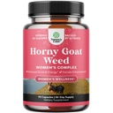 Horny Kaza Weed for Women - Augu bagātinātāji Hornygoatweed Women Complex for Hormone Balance Mood Atbalsts & Kopējais sieviešu labsajūtu - Maca Root & Tribulus Terrestris Sieviešu Papildinājums - 90 Count