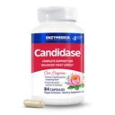 Enzīmdika, Candidase, Gremošanas enzīmi Gentle Tīring Support, Gut Health & Gremošanas, 84 Skaits