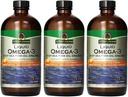 (3 IEPAKOJUMS) - Atbildes reakcija pēc dabas - Omega 3 šķidrums - 480 ml - 3 IEPAKOJUMS BUNDLE