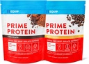 Equip Foods Prime Protein Pulveris Šokolāde un Prime Protein Pulveris Ledus kafija