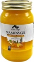 Lizzey 100% Organic, Ananass Flavored Sea Moss Gel ar Turmeric un ingvers imūnās veselības un gremošanas atbalsts, vīriešiem un sievietēm, visi dabas Superfood papildinājums