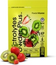 Pulveris Vitamīna elektrolītu pulveris Plus (100 Kalcijs) Zemeņu Kiwi Elektrolītu pulveris Zero Calorie Keto,0 Cukurs, Nē Maltodekstrīns,1000mg Kālija,120mg Kalcijs,120mg Magnijs, hidrācija Pulveris