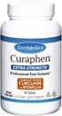 EuroMedica Curaphen Extra Strength - 60 tabletes - Profesionālā formula - Spēcīga kurkumīna un bosvelijas kombinācija ar DLPA un natokināzi - Augsta Absorbējama - 60 Kalpojumi