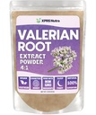 XPRS Nutra Valerian Saknes ekstrakts Pulveris 4:1 - Premium Baldriāna saknes pulveris izgulsnēšanai - Vegan Friendly Herbal Miega palīglīdzeklis (4 Ounce)