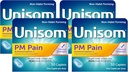 Unisom PM Sāpes Nakts miega režīms + sāpes Reliver, Acetaminofēns un difenhidramīns HCI, 30 Caplets, 50 mg (iepakojums no 4)
