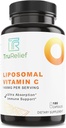 Liposomālā VIT C - Imūnsupport w/Ultra-Absorbcija. 180 vāciņi pudelē. Spēcīga 1400 mg liposomālā VIT C deva.