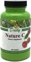 Dienas ražošanas daba C (C vitamīns no Acerola Cherry) 100 tabletes pudelē
