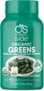 Organic Greens (Spirulina, Whatgrass & Moringa) 90 tabletes - Bagātīgas ar vitamīniem un minerālvielām - Super Greens 1100 mg - Sertificēts USDA - neĢMO - Vegan