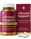 100% Natural Shoden Ashwagandha Complex pielikums - Ultra High potencial 35:1 Koncentrēts saknes ekstrakts miega un enerģijas atbalstam - Vegan, Non-GMO - 60 Ashwagandha kapsulas