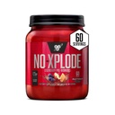 BSN N.O.-XPLODE Pre Workout Papildinājums ar kreatīnu, Beta-Alanīnu un enerģiju, Augļu pūderis, 60 Servējumi, 2.45 Pound (iepakojums May Vary)