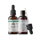 Buchu Tincture, Organic Buchu ekstrakts (Agathosma Betulina) Žāvētu lapu veselības papildinājums, ne-ĢMO aukstā presētu organisko augu glicerīns 2 oz, 670 mg