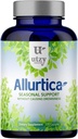 Utzy Naturals Allurtica -- Ārstniecības augu papildinājums ar Quercetin un stinging Nattle -- Sezonas atbalsts pieaugušajiem un bērniem -- Non Drowsy - 120 kapsulas