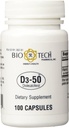 D3- 50 000 iu - Bio- Tech Pharmacal - 100 kapsulas - iepakojumā pa 2