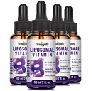 Liposomālais B vitamīna komplekss Šķidrais sublingvālais B komplekss Vitamīni Papildinājums sievietēm Vīriešiem Uzlabota absorbcija Metilēts B12, B1, B2, B3, B5, B6, Folāts, Biotīns enerģijai un imūnsupportam - 8,0 un oz