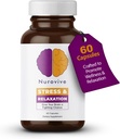 Stress un relaksācija, garīgās fokusa papildinājums, citrona balzama kapsulas ar Ashwagandha vīriešiem/sievietēm, ikdienas labsajūtas atbalsts, Ashwagandha tabletes ar žeņšeņa, kumelītes un vairāk, 60 kapsulas