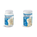 Quest Vanilla Milkshake Olbaltumvielas pulveris Bandle, 24g Olbaltumvielas, 1g Cukura, 3 & 1.6 Dzērieni, zems Carb, bez lipekļa, 43 & 23 Kalpo