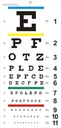 Eye Chart, Uzlabota Snellen Acu Chart acu eksāmeniem 20 Kājas, 22x11 collas Plastic Low Vision Acu Charts Wall Chart ar metāla Eyelet bērniem Dāvanas Sienas apdare (20 Kājas Tests Attālums)