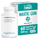 Supersmart - H. Pylori Formula Bandle (Pabeigt darbību) - Probiotic L. Reuteri w/Mastic Gum - ne-GMO & Gluten - 60x2 & 120 Veģetārās kapsulas