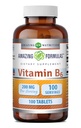 Apbrīnojamas formulas Vitamīns B6 Pyridoxine 200mg 100 tabletes Papildinājums 