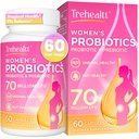 70 miljardi KVVV Vaginālās probiotikas, PH līdzsvars ar probiotikām un prebiotikām un D-mannozi, sievietes probiotikas Odor & Flora, rauga, vag, urīna veselība, bez ĢMO, 60 dienu piegādes