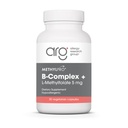 MetilPro B-Complex + L-metilfolāts 5 mg - Metilēts B vitamīna komplekss sievietēm un vīriešiem, Celulārā enerģijas nesējs ar folātu, niacīnu un biotīnu, VIT B papildinājums - 30 Vegan kapsulas