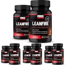 Force Factor LeanFire, Pre Workout Enerģijas Tabletes ar zaļās tējas ekstraktu un kofeīns, lai palielinātu enerģiju, Build Lean Muskuļa, Uzlabot sportisko veiktspēju, un uzlabot Focus, 30 Skaits (iepakojums 8)