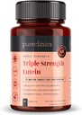 hydeclinica Lutein 30 mg kopā ar Zeaxanthin 1000mcg – Trīskāršā stipruma papildinājums, 90 tabletes (3- mēneša iepakojums)