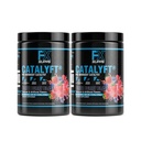 FXSUPPS Catalyft pirms treniņa Pulveris Dzēriens vīriešiem un sievietēm Blitz Berry Blast Mix with Creatine, kofeīns un beta-alanīns ; Labākais enerģijas sūknis, muskuļu Gain & Focus, 40 Kalpojumi (2-Iepakojums)