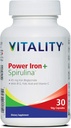 Vitalitāte Jauda Dzelzs + Spirulīna 45 mg Iron           