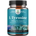 Bezmaksas forma L Tirozīns 1000mg Per Servē - Augsta stipruma L-Tirozīns Papildinājums enerģijai un Fokusa atbalsts - Aminoskābes Nootropais papildinājums Focus Uzmanība un Kognīcija - 240 Skaits