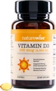 NatureWise D3 vitamīns 4000iu (100 μg) 30 dienu Imūnsupporta, veselīga muskuļu funkcija un kaulu veselība - ne-GMO, bez lipekļa organiskā ekstra Virgin Olīveļļā, (Mini Softgel), 30 grādos