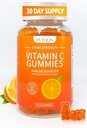 Python C vitamīns + Echinacea Papildinājums Imunity un plaušu veselībai, Atbalsta Kolagēna ražošana, Ādas hidratācija, Imunitāte un veselība, 60 Vegan Gummy Chews pieaugušajiem un bērniem - 1 mēnesis Piedāvājums