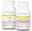 Integratīvie terapeitiskie līdzekļi B-komplekss, 60 kapsulas un CoQ10 (100 mg), 60 softgeli - aktīvs B-komplekss enerģijas metabolisma atbalstam* - CoQ10 sirds un smadzeņu veselības atbalstam