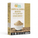 Augi Botanica Ashwagandha Saknes Tea Loose Leaf augu tējai, Ashwagandha Tea augu papildinājumi, Witania Somnifera imūnās atbalsta un stipruma 3-5 mm izcirtņi Izmērs 8 Oz iepakojums