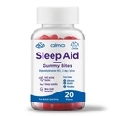 CalmCo Adult Miega Aid Gummy Bites - ne-Habit Forming Miega Support with 25mg Difenhidramīns, Easy-to-Chew Nakts miega palīgs Gumies, veicina labāku miegu, un Fall Asleep Ātrāk, 20 Count
