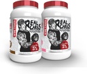 5% uzturs Real Carbs + Olbaltumvielas (2 Pack Bandle)       ; Tīrs Mass Gainer Olbaltumvielu Pulveris ; Real pārtikas ogļhidrāts Degviela Pre Workout / Post-Workout Recovery Meal (šokolāde + Dzimšanas kūka)