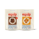 Equip Foods Prime Protein Pulveris Šokolāde un Prime Protein Pulveris Sālīts Karamelis