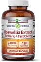 Amazing Formulas Boswellia ekstrakts Turmerika un Tart Cherry 2400mg Veggie kapsulas 